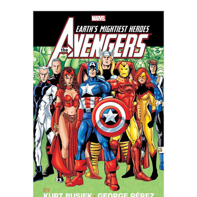 【预售】漫威漫画 复仇者 新印刷卷2 AVENGERS BY BUSIEK & PEREZ OMNIBUS VOL.2 精装 英文漫画书原版进口美漫漫画书籍