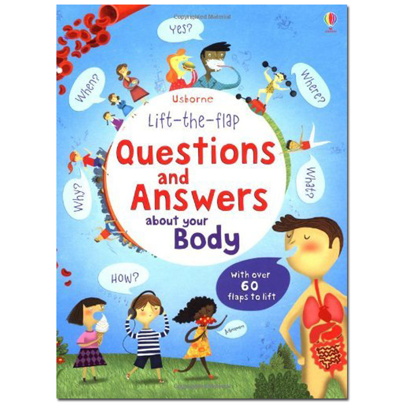 【预 售】lift the flap 问答书 翻翻书 usborne 纸板书 英文原版童书