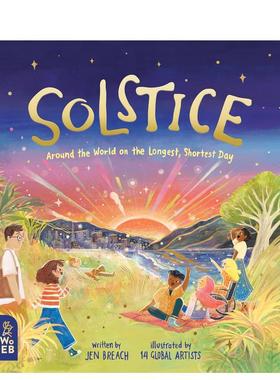 【现货】夏至/冬至：在最长最短的一天环游世界 Solstice:Around the World on the Longest,Shortest Day 英文儿童知识百科绘本