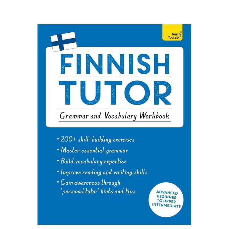【预售】【语言自学练习册】芬兰语：语法与词汇 Finnish Tutor: Grammar and Vocabulary Workbook 原版英文语言学习