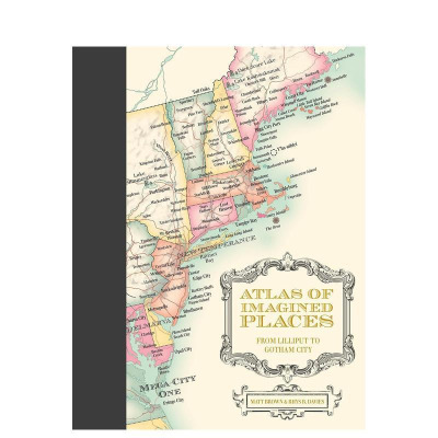 【预售】【2022爱德华·斯坦福旅行写作奖】幼想地图集：从小人国到哥谭市 Atlas of Imagined Places 原版英文生活综合
