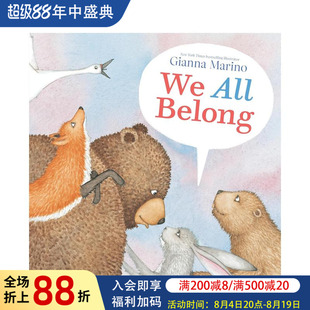 【现货】我们同属一个家 We All Belong 原版英文儿童绘本