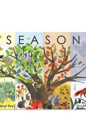 【现货】季节 Seasons 英文儿童绘本原版图书进口外版书籍 Hannah Pang, Clover Robin Tiger Tales