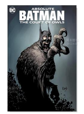 【预售】DC漫画 蝙蝠侠:猫头鹰法庭(2023版) Absolute Batman:The Court of Owls 精装 英文漫画书原版进口图书 超级英雄系列美漫