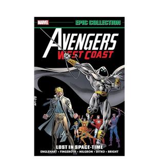 【现货】英文漫画 复仇者联盟西海岸史诗系列：迷失时空 [新印刷] aVENGERS WEST COaST EPIC C 原版英文图书