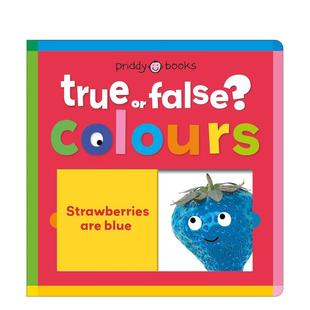 【预售】【是真是假?】色彩大挑战 【True or False?】Colours 原版英文儿童语言/概念启蒙图书