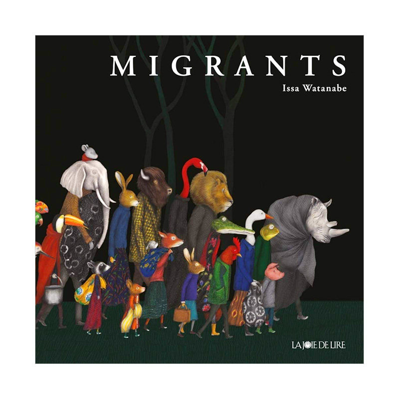 【现货】移民migrants 6-8岁儿童优秀故事获奖绘本法文版 少儿小语种