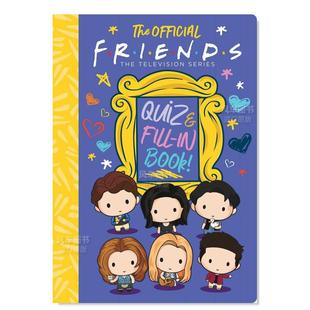 Official Sam 预售 Friends The 官方测验问答书 Levitz Book Quiz 影视 Fill 英文原版 老友记 生活休闲 and