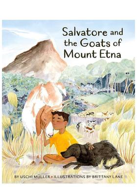 【现货】萨尔瓦多和埃特纳火山的山羊 Salvatore and the Goats of Mount Etna 原版英文儿童绘本