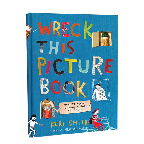 【现货】Wreck This Picture Book毁掉这本绘本 Keri Smith趣味绘本书籍进口原版