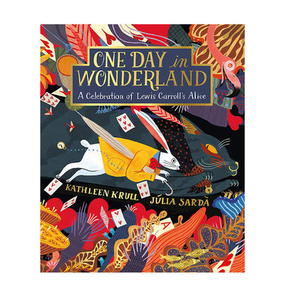 【预 售】One Day in Wonderland 爱丽丝漫游仙境 插画家Julia Sarda书籍进口原版