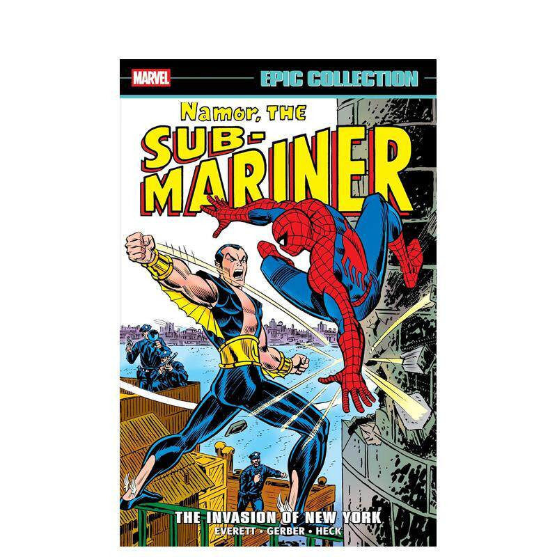 【预售】漫威漫画 潜水人纳摩 史诗合集:纽约入侵战 Namor The Sub-Mariner Epic Collection 英文漫画书原版进口美漫漫画书籍