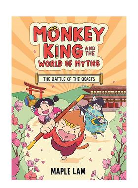【现货】孙悟空与神话世界：百兽之战 Monkey King and the World of Myths:The Battle of the Beasts 原版英文儿童漫画图书书籍