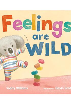 【预售】感觉很狂野 Feelings Are Wild 英文原版儿童绘本故事书3-6岁进口英语启蒙读物书籍 Sophy Williams Odd Dot