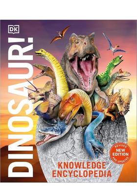 【预售】恐龙知识百科全书 Knowledge Encyclopedia Dinosaur 原版英文儿童绘本图书书籍