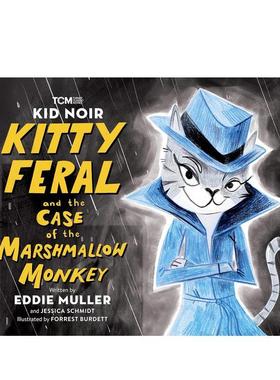 【预售】黑色小子：小猫野性与棉花糖猴子案 Kid Noir 原版英文儿童绘本