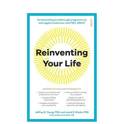 【预售】重塑人生：终结负面行为、拥抱美好生活的突破性方案 Reinventing Your Life 原版英文生活综合图书