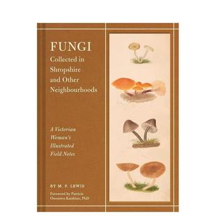预售 原版 菌菇复古水彩插画集 FUNGI 英文插画原画设定集图书 维多利亚时期女性真菌学先驱乡野手记