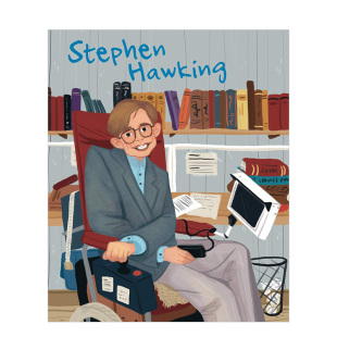 Hawking Stephen Genius 天才史蒂芬·霍金 儿童艺术启蒙书籍进口 英文原版 现货