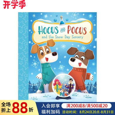 【预售】霍库斯与波库斯：冰雪魔法日 Hocus and Pocus and the Snow Day Sorcery 原版英文儿童绘本图书