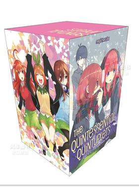 【现货】漫画 五等分的新娘 盒装2(8-14册) The Quintessential Quintuplets Part 2 Manga Box Set 英文原版漫画书原装进口图书