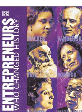 【现货】改变了历史的企业家们 Entrepreneurs Who Changed History 原版英文人文历史图书书籍