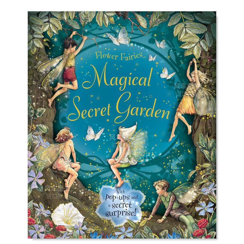 【现货】花仙子:神奇秘密花园 立体书 Magical Secret Garden(Flower Fairies) 英文原版儿童绘本故事书3-6岁 3d立体翻翻书