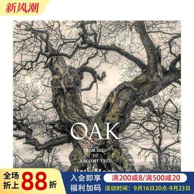 【预售】橡树：从种子到古树 Oak: From Seed to Ancient Tree 原版英文摄影作品集自然景观图书