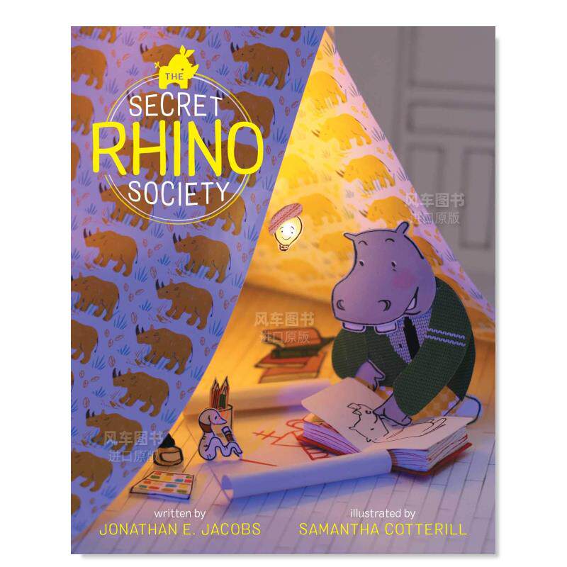 【预 售】犀牛的秘密协会 the secret rhino society英文儿童绘本原版