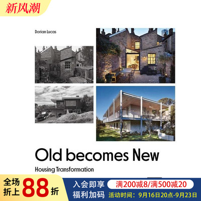 【预售】旧房改造 Old Becomes New Housing Transformation 原版英文建筑设计图书