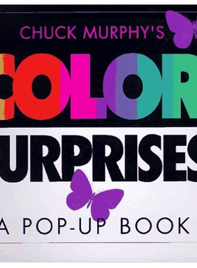 【现货】惊奇的颜色 Color Surprises 英文原版幼儿童色彩启蒙认知绘本3-6岁 精装 Chuck Murphy立体书3D图画书进口童书