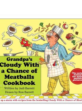 【现货】外公的拿手菜:肉丸烹饪书 Grandpa's Cloudy With a Chance of Meatballs Cookbook 原版图书外版进口书籍英文餐饮 Judi