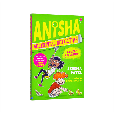 【现货】【意外侦探阿妮莎】#5假日奇遇 Anisha， Accidental Detective 原版英文儿童章节书 侦探推理章节小说 英语课外阅读图书