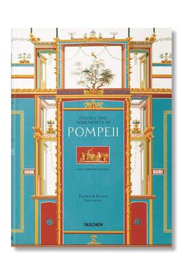 【现货】【TASCHEN】Fausto & Felice Niccolini庞贝古城的房屋和纪念碑 Houses and monuments of Pompeii 原版英文艺术进口图书
