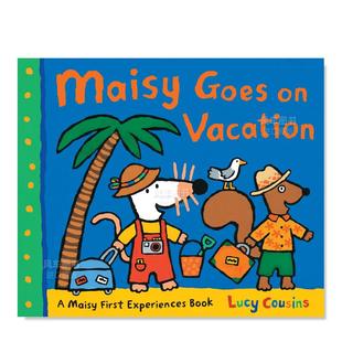 去度假 Maisy 图书进口书籍Lucy 预售 Cousins Vacation英文儿童绘本原版 小鼠波波 Goes