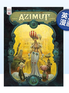 【现货】漫画 阿兹慕 Azimut 英文漫画书原版进口图书 Wilfrid Lupano 法国奇幻漫画 精装 Titan泰坦出版