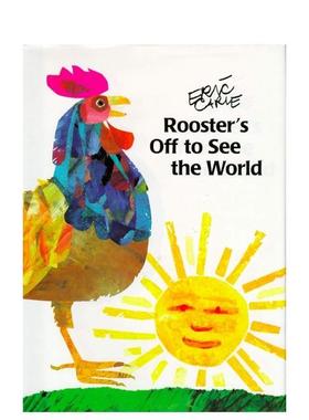 【现货】【艾瑞·卡尔】公鸡看世界 【Eric Carle】Rooster’s Off to See the World(with CD) 原版英文儿童绘本图书