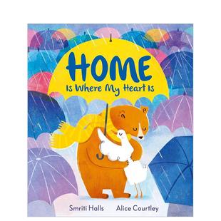 【现货】吾心安处是故乡 Home is Where My Heart Is 英文原版儿童情商启蒙亲子绘本3-6岁故事人际交往友谊图画书 Smriti Halls