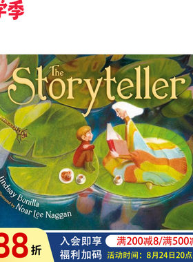 【预售】讲故事的人 The Storyteller 英文原版儿童情商启蒙亲子绘本3-6岁故事人际交往友谊图画书 Lindsay Bonilla