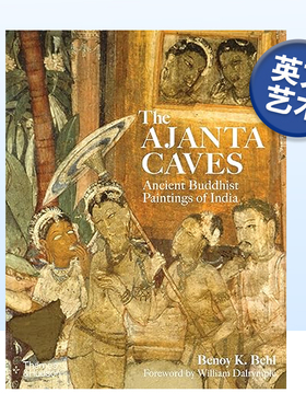 【现货】阿旃陀石窟：印度古代绘画 The Ajanta Caves: Ancient Buddhist Paintings of India 原版英文艺术画册画集