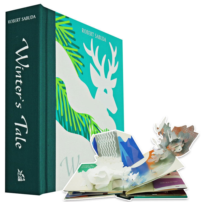 【预 售】winters tale冬天的童话 英文儿童立体书适合3-6岁原版进口