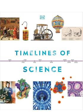 【预售】科学时间轴 Timelines of Science 原版英文青少年读物 进口图书