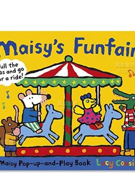 【预售】【立体书】小鼠波波游乐场 【Maisy】MAISY FUNFAIR原版图书外版进口书籍英文儿童立体Lucy Cousins
