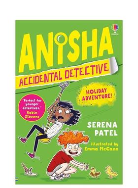 【预售】【意外侦探阿妮莎】#5假日奇遇 Anisha， Accidental Detective 原版英文儿童章节书 侦探推理章节小说 英语课外阅读图书