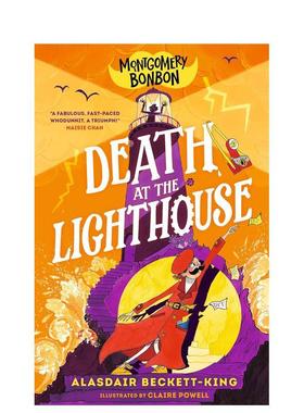 【现货】【大侦探波波】灯塔死局 【Montgomery Bonbon】Death at the Lighthouse 原版英文青少年读物 少年侦探小说 蓝思值700L