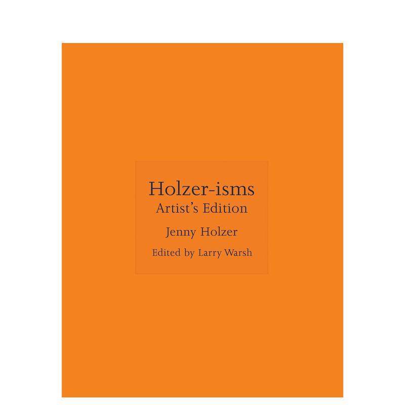 【预售】珍妮·霍尔泽主义 艺术家版 折叠海报&小册子 【ISMs】Holzer-isms : Artist's Edition 原版英文艺术画册画集图书