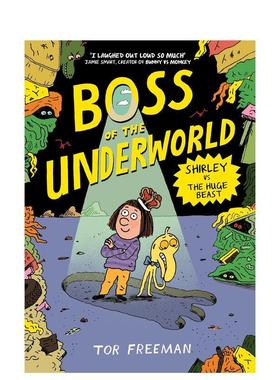 【预售】【冥界老大】第2册：雪莉大战兽 Boss of the Underworld: Shirley vs the Huge Beast 原版英文儿童漫画图书
