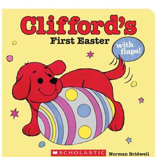 【现货】【大红狗克利弗德】苐一个复活节 【CLIFFORD】FIRST EaSTER 原版英文儿童绘本图书
