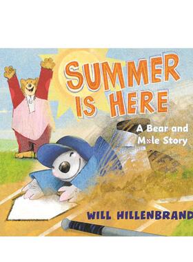 【预售】夏天来了：熊和鼹鼠的故事 Summer Is Here: A Bear and Mole Story 原版英文儿童绘本图书