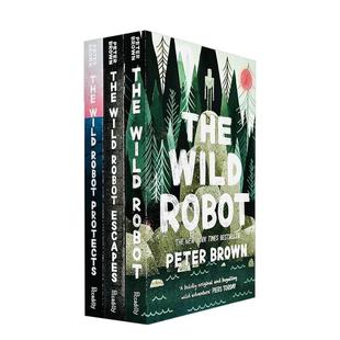 英文原版 Robot 现货 Brown Wild 3册套装 Series Peter 儿童知识科普进口图书青少年英语读物课外阅读 Boxset 荒野机器人